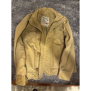 WHO.A.U. Men’s Cali Spirit 1849 Canvas Tan Beige Field Jacket